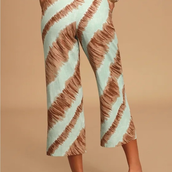 Moon River Gray and White Pants Large - Picture 12 of 14